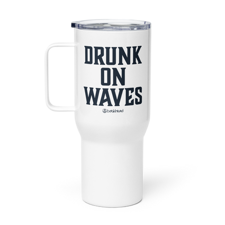 Drunk On Waves Travel Mug with Handle |  Dockhead |  Travel Mug | 