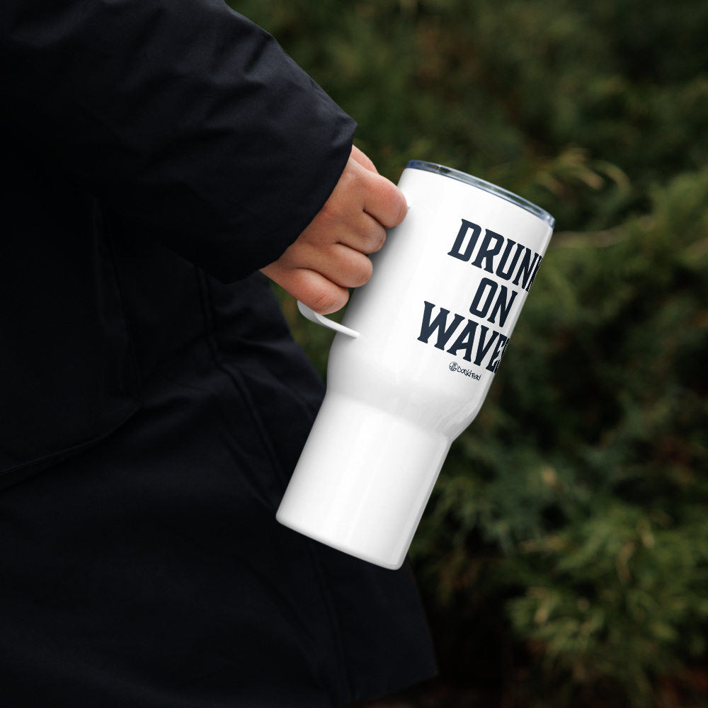 Drunk On Waves Travel Mug with Handle |  Dockhead |  Travel Mug | 