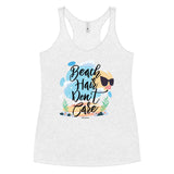 Beach Hair Don't Care Women's Racerback Tank |  Dockhead |   | 