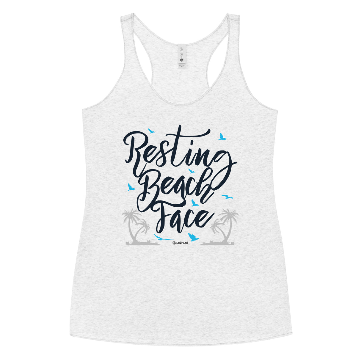 Resting Beach Face Women's Racerback Tank |  Dockhead |   | 