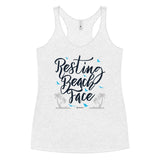 Resting Beach Face Women's Racerback Tank |  Dockhead |   | 