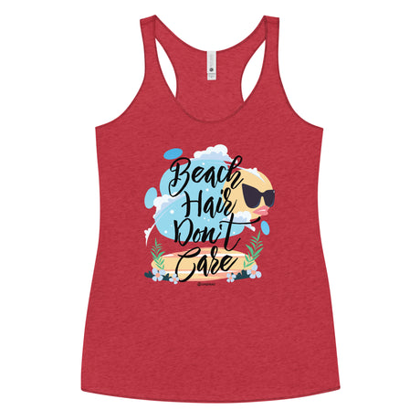 Beach Hair Don't Care Women's Racerback Tank |  Dockhead |   | 