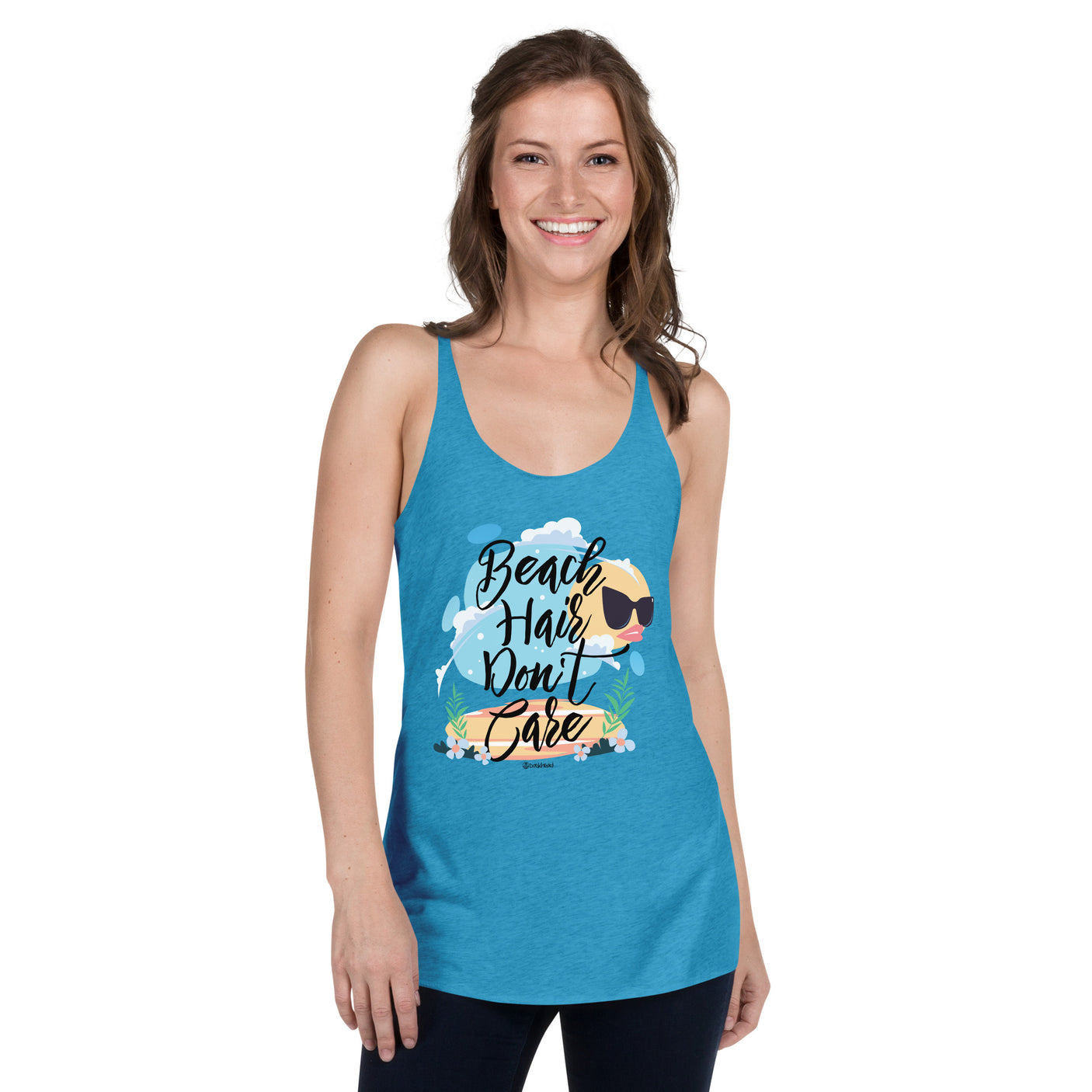Beach Hair Don't Care Women's Racerback Tank |  Dockhead |   | 
