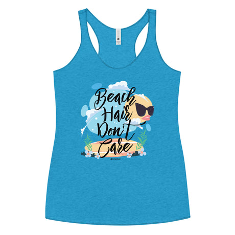 Beach Hair Don't Care Women's Racerback Tank |  Dockhead |   | 